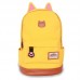 Backpack Women Cute School Cat earShoulder Bag Rucksack Canvas Travel bags