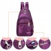 Women Nylon Camouflage Backpack Girls Outdoor Sports Multifunction Chest Bags Shoulder Bags