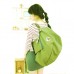 Foldable 3  Way Backpack Shoulder Cross Bag Easy To Carry Bag Purse   Green