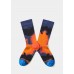 Simple Sports Street Print Cotton Crew Socks