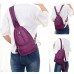 Women Braid Decoraction Nylon Waterproof Casual Chest Bag Outdoor Crossbody Bag