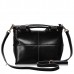 Women Oil Leather Handbags Vintage Shoulder Bags Rivet Crossbody Bags